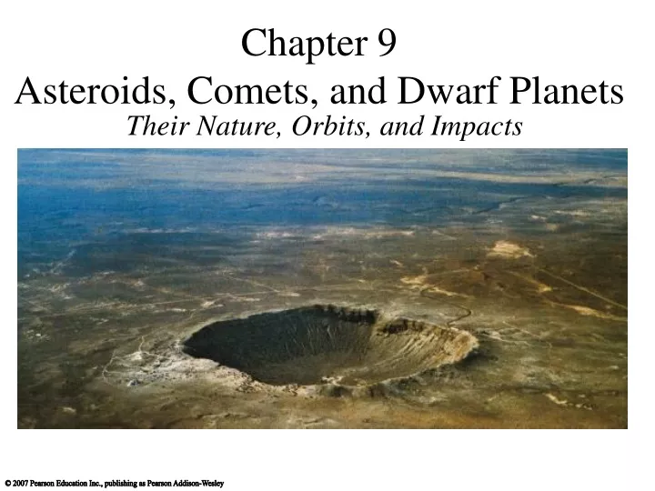 chapter 9 asteroids comets and dwarf planets