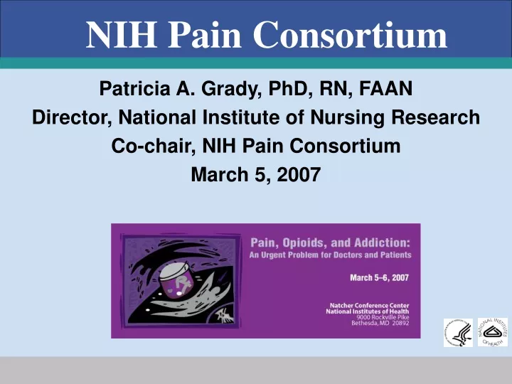 nih pain consortium