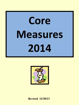 Core Measures 2014