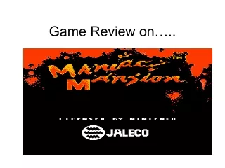 Game Review on…..
