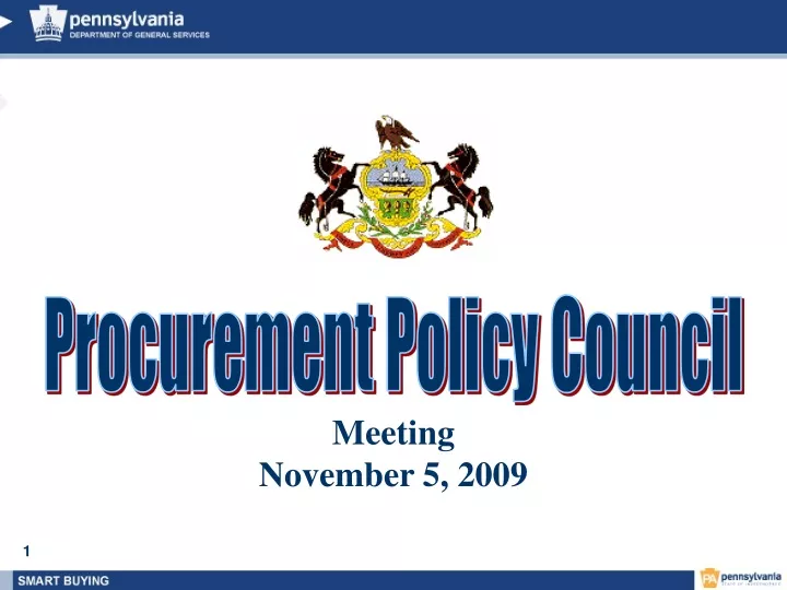 procurement policy council