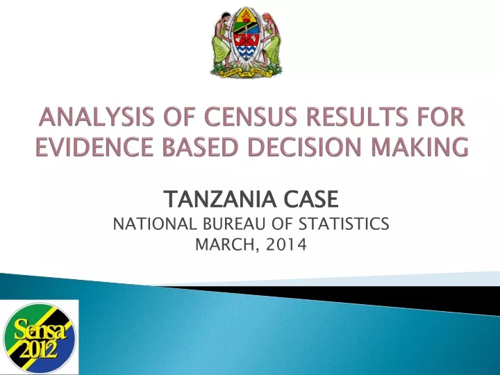 analysis of census results for evidence based decision making