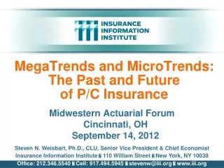 MegaTrends and MicroTrends: The Past and Future of P/C Insurance