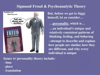 Sigmund Freud &amp; Psychoanalytic Theory