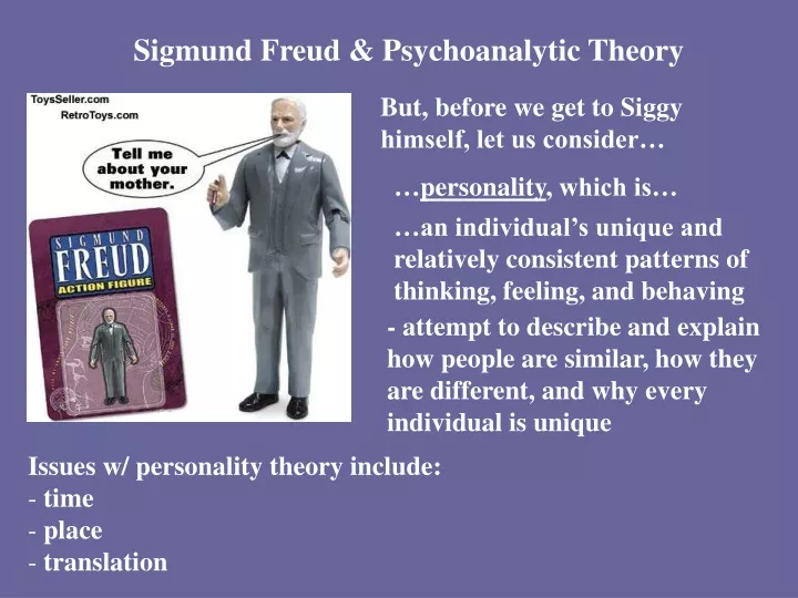 sigmund freud psychoanalytic theory