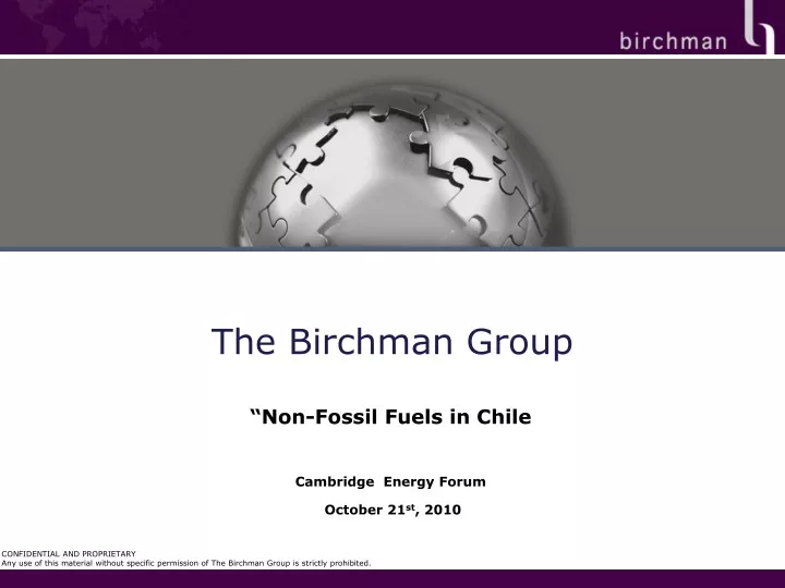 the birchman group