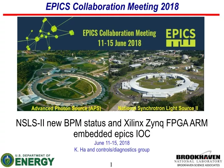 epics collaboration meeting 2018