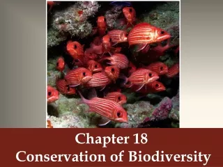 Chapter 18  Conservation of Biodiversity