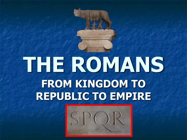 the romans