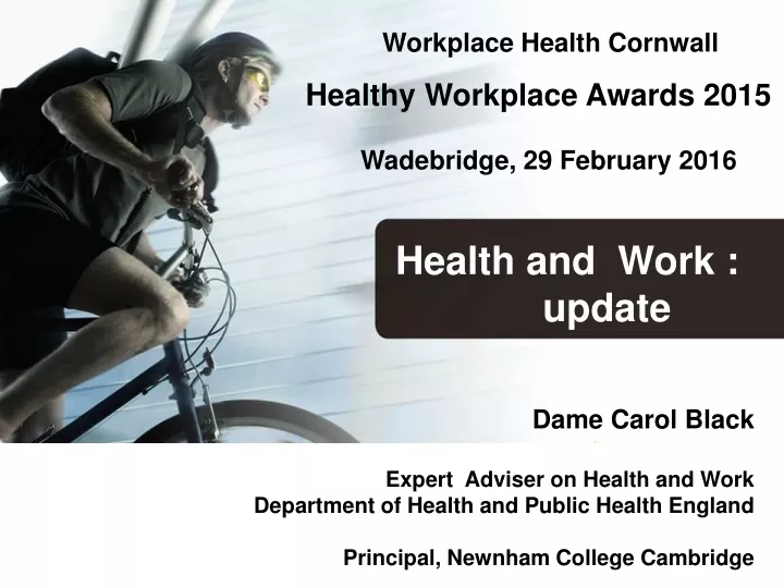 workplace health cornwall healthy workplace