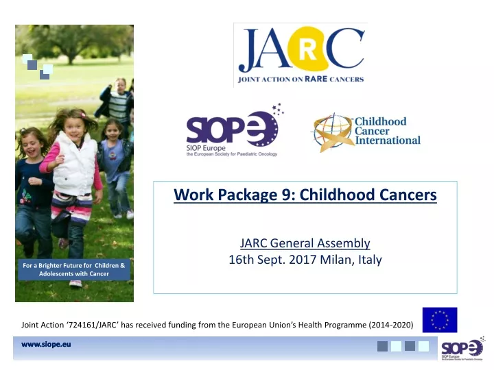 work package 9 childhood cancers jarc general