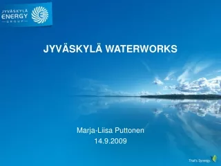 JYVÄSKYLÄ WATERWORKS