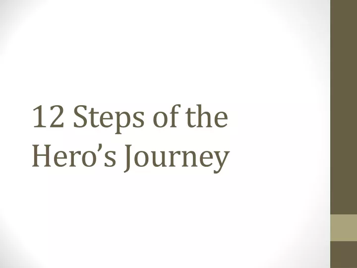 12 steps of the hero s journey