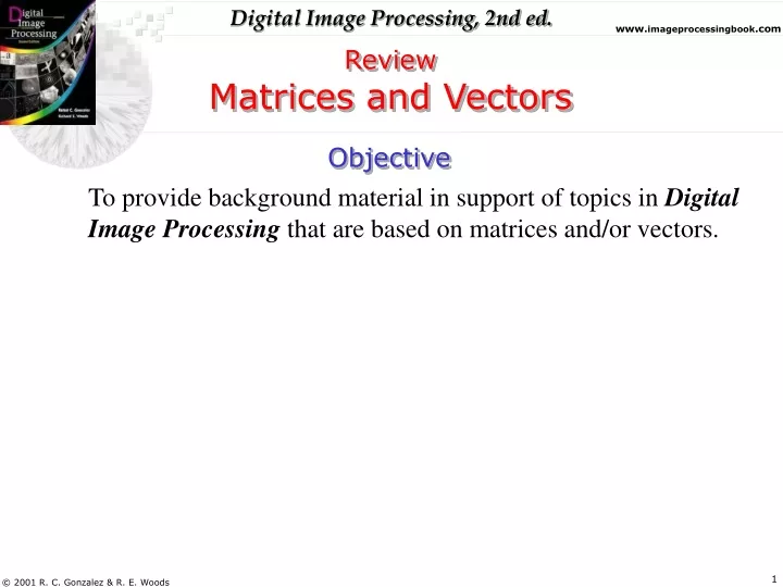 review matrices and vectors