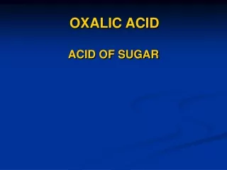 ACID OF SUGAR