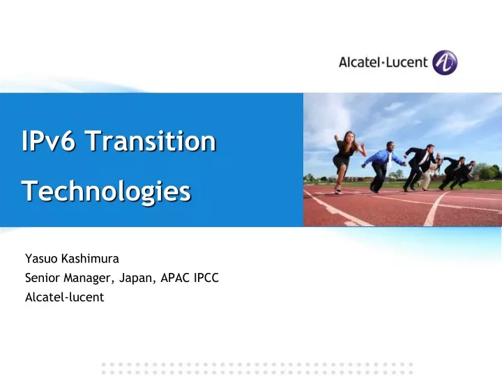 ipv6 transition technologies