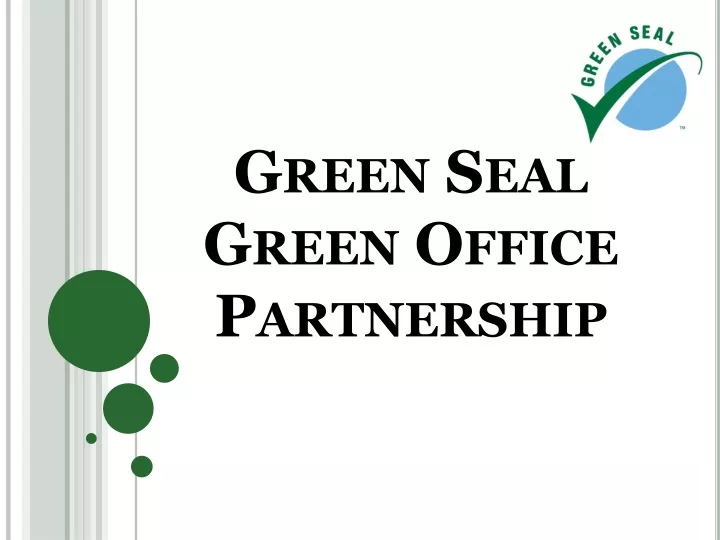 green seal green office partnership