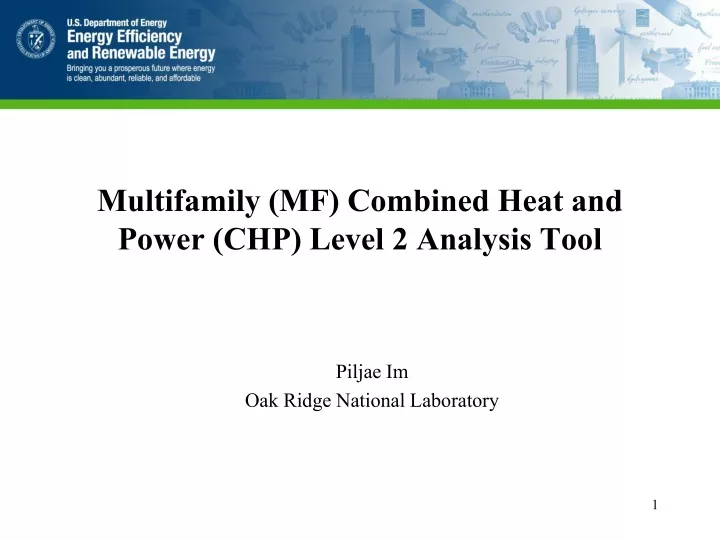 multifamily mf combined heat and power chp level 2 analysis tool