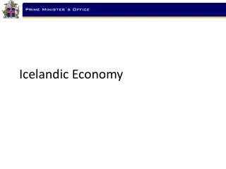 Icelandic Economy