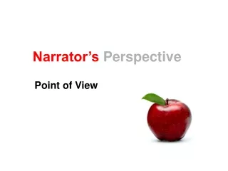 Narrator’s Perspective