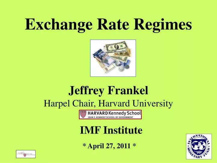 exchange rate regimes jeffrey frankel harpel