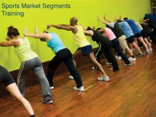 Sports Market Segments Training