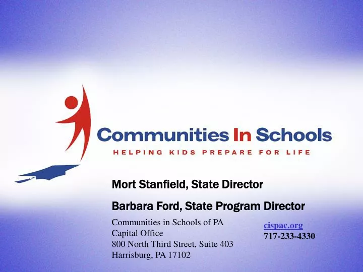 mort stanfield state director barbara ford state