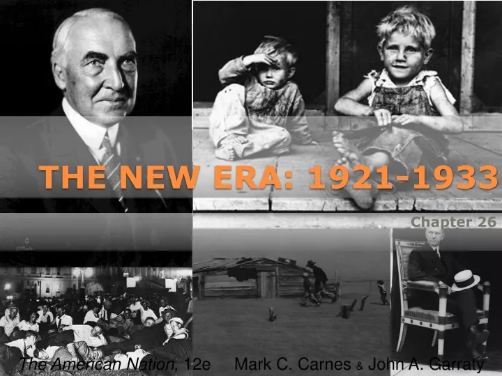 the new era 1921 1933