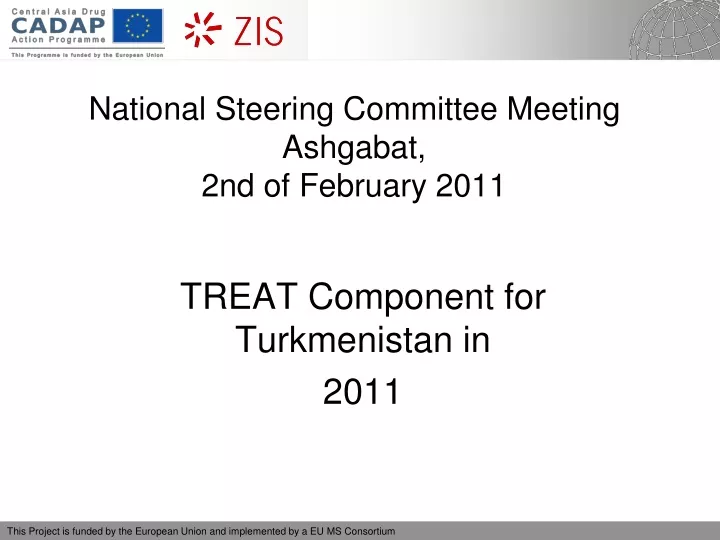 national steering committee meeting ashgabat 2nd of february 2011