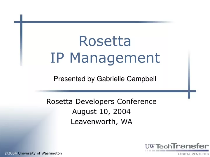 rosetta ip management