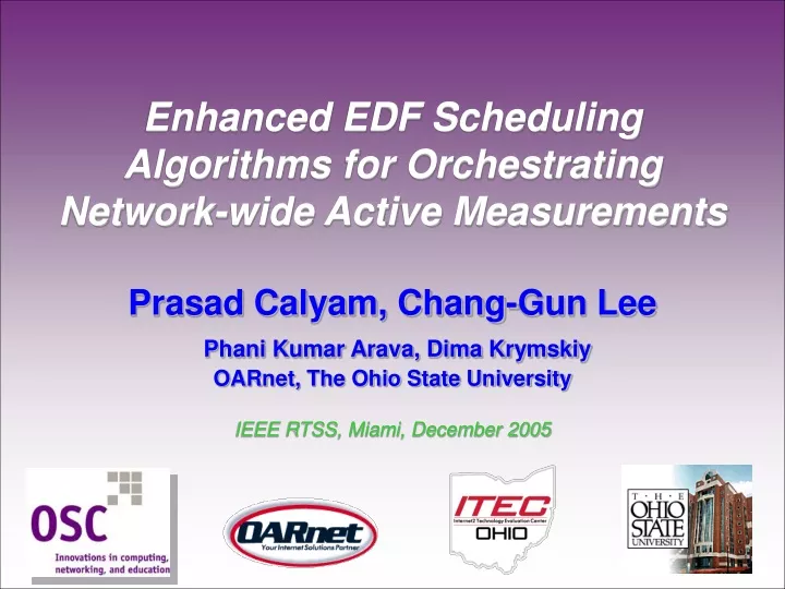 enhanced edf scheduling algorithms
