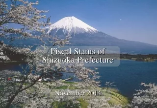 Fiscal Status of  Shizuoka Prefecture