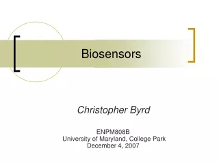 Biosensors