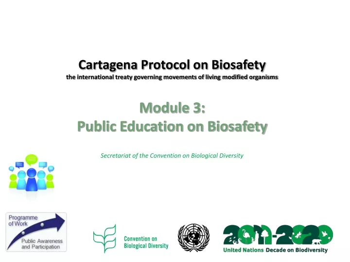 cartagena protocol on biosafety the international