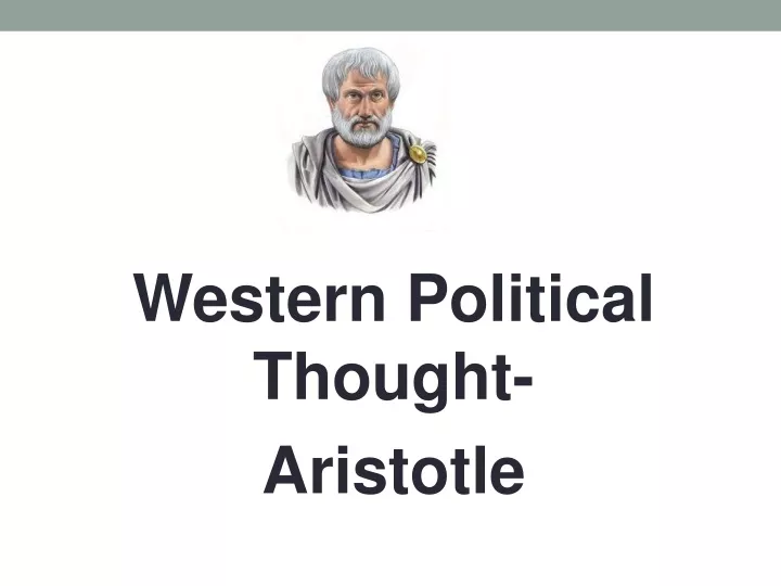 western political thought aristotle
