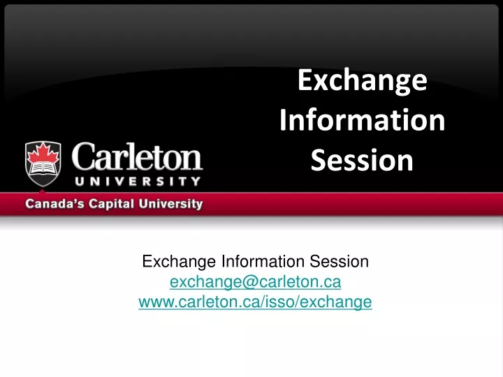 exchange information session