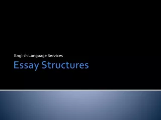 Essay Structures