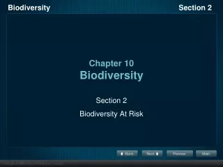 Chapter 10 Biodiversity