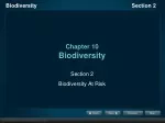 Biodiversity at Risk: Current Extinctions and Causes - slide 1