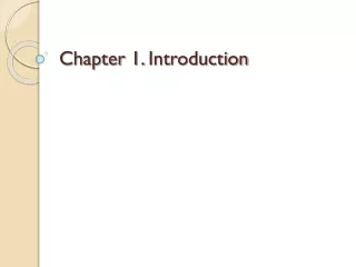 Chapter 1.  Introduction
