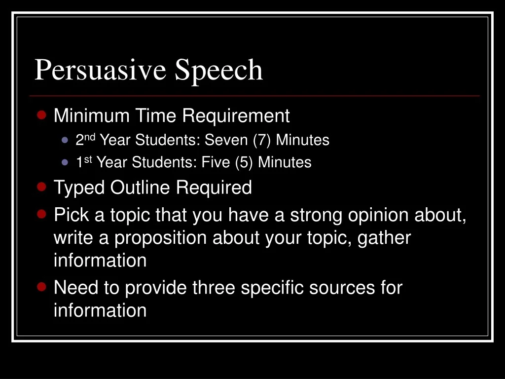 Ppt Persuasive Speech Powerpoint Presentation Free Download Id 9312597