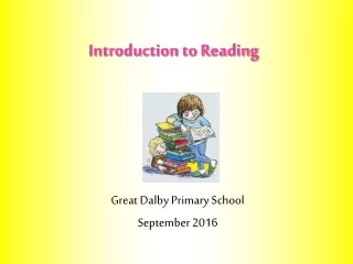 Introduction to Reading