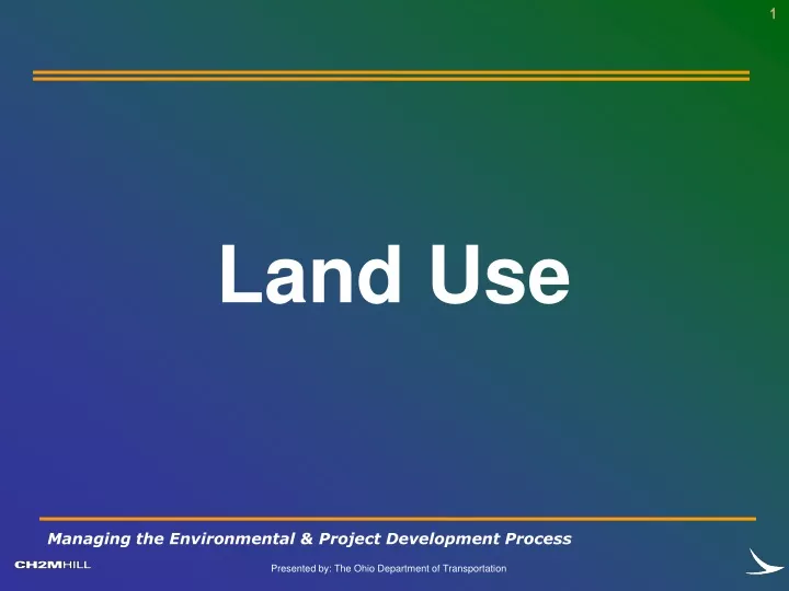 land use