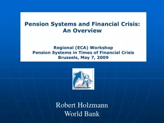 Robert Holzmann World Bank