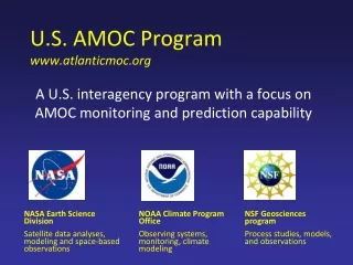 U.S. AMOC Program    atlanticmoc