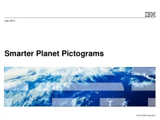 Smarter Planet Pictograms