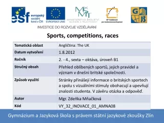Sports, competitions, races