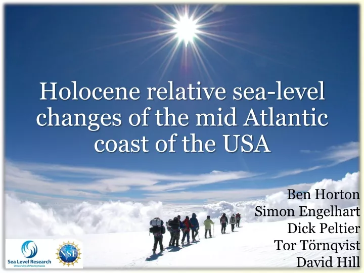 holocene relative sea level changes of the mid atlantic coast of the usa