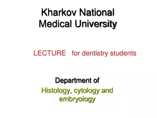 Kharkov National  Medical University