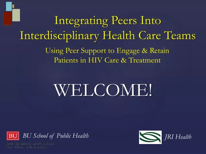 integrating peers into interdisciplinary health care teams